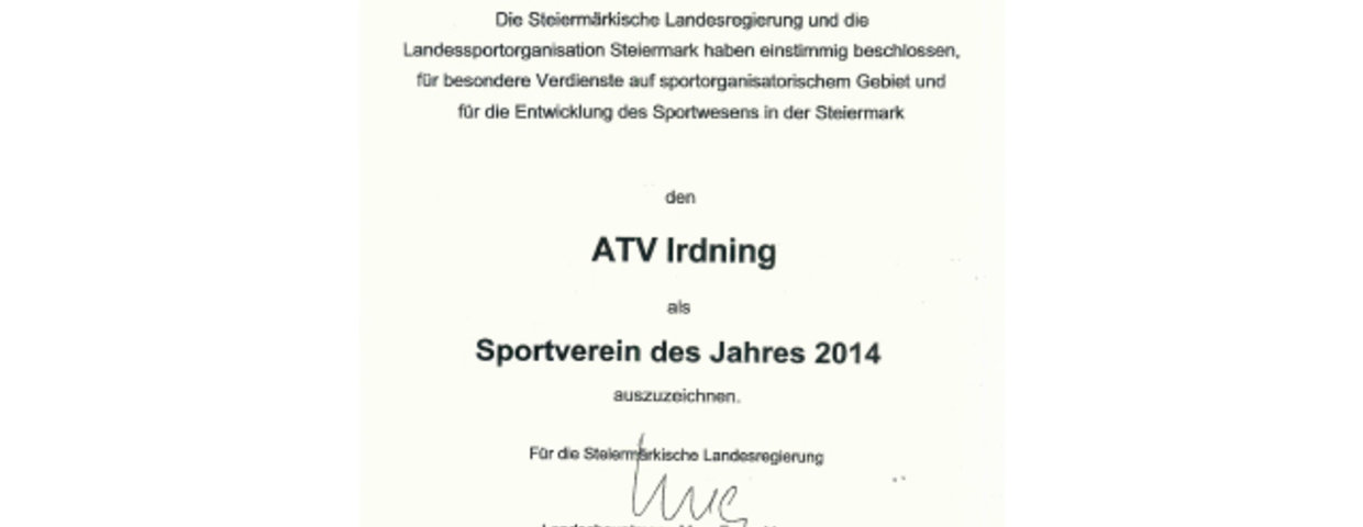 ATV Irdning Sportverein 2014